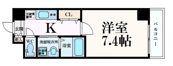 GRAKAN京都駅前　輝の物件間取画像